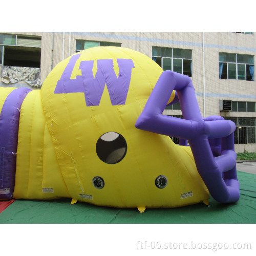 2015 New Style Inflatable Football Helmet Adult Tunnel